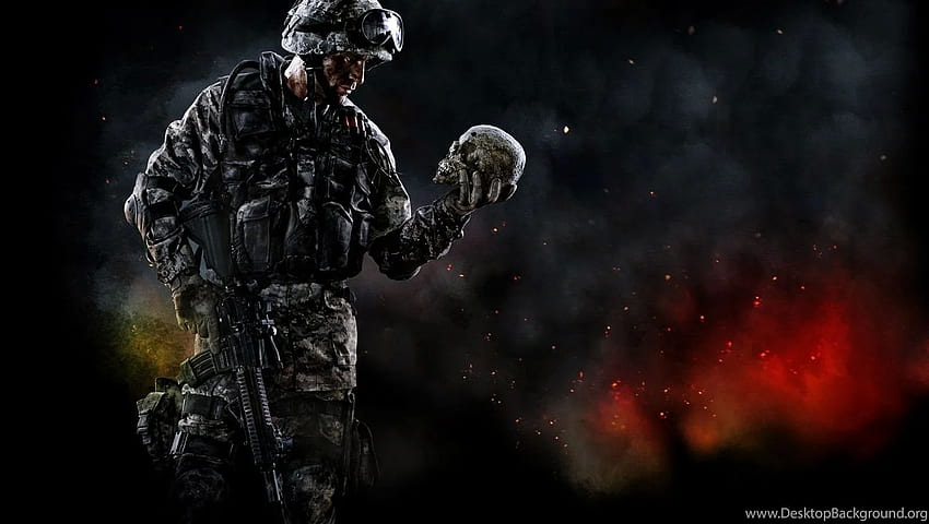 Dark Soldier Background HD wallpaper