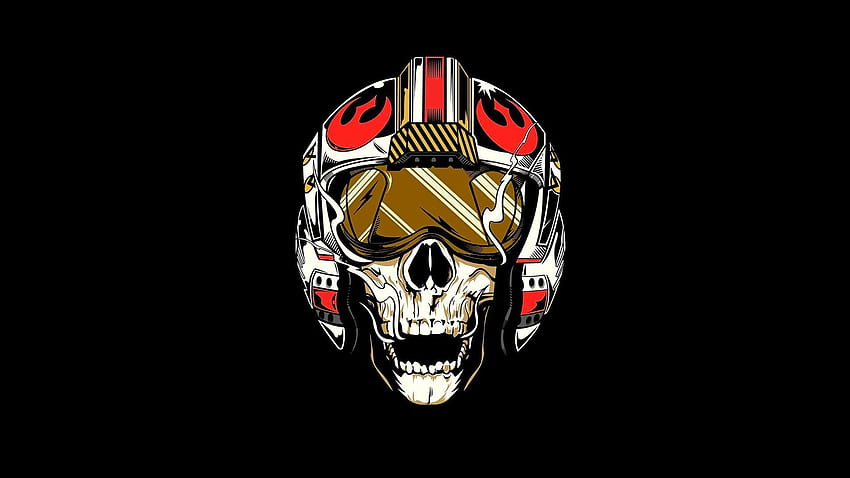 Star Wars, Rebel Alliance, Pilot, Skull / . HD тапет