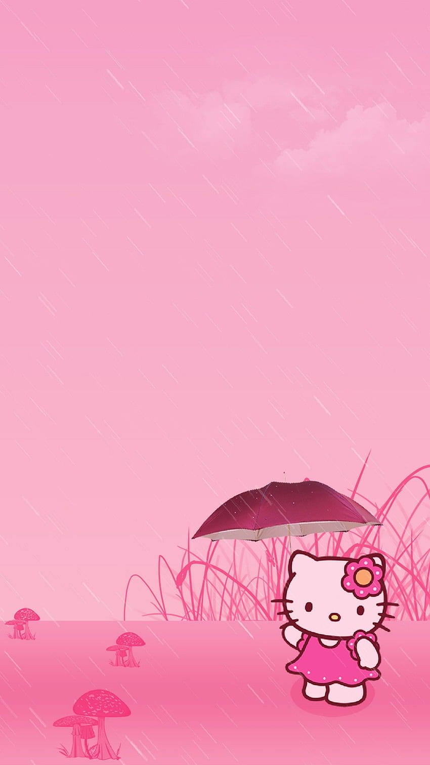 Hello Kitty 3D HD phone wallpaper