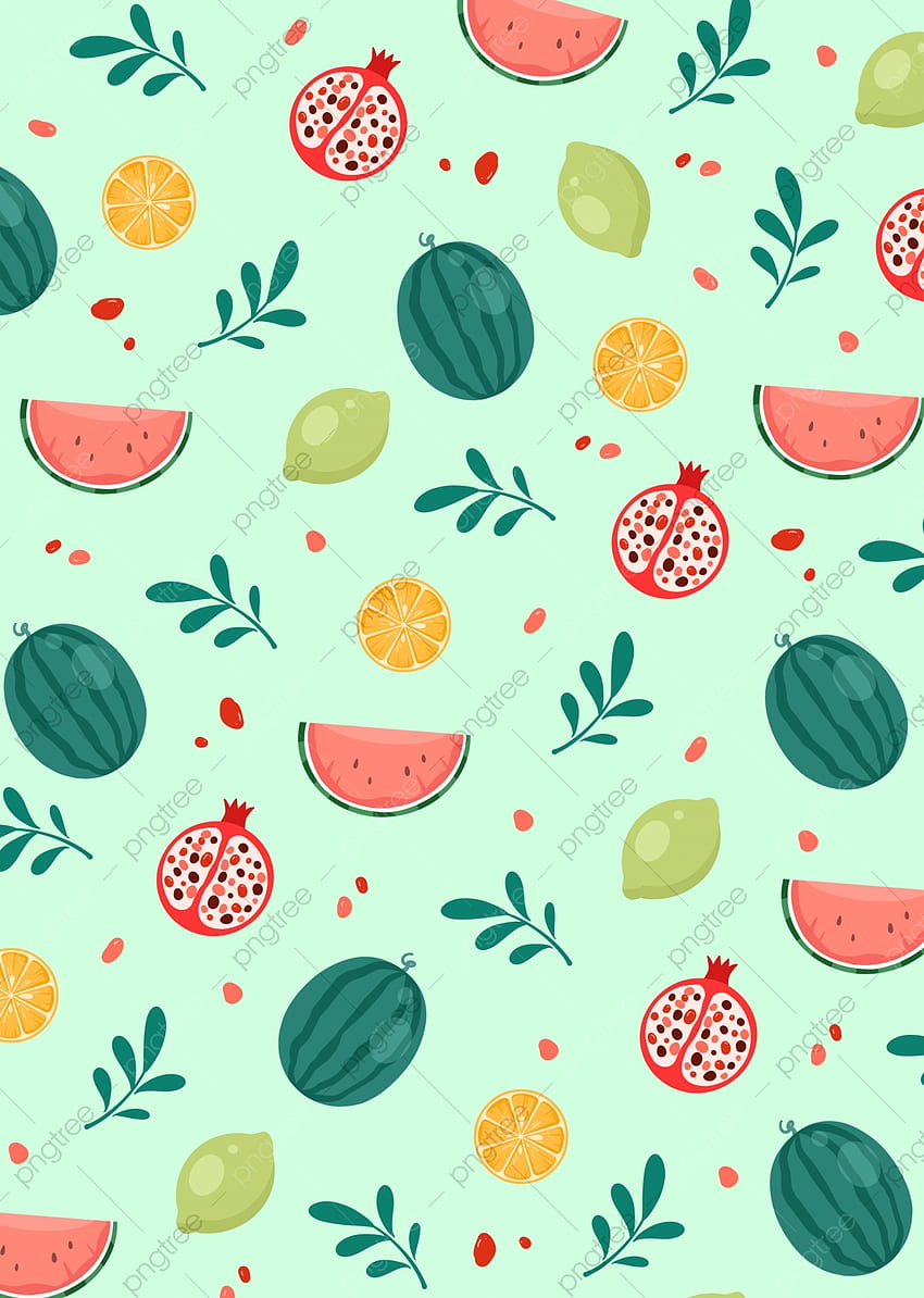 Summer Watermelon Fruit Tiled Green Background, Summer, Watermelon, Fruit Background for , Watermelon Green HD phone wallpaper