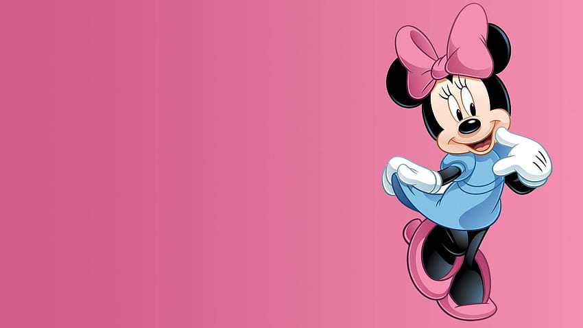 Minnie. Minnie Orecchie di Topolino, Minnie Mouse e Topolino Minnie Mouse, Topolino rosa Sfondo HD