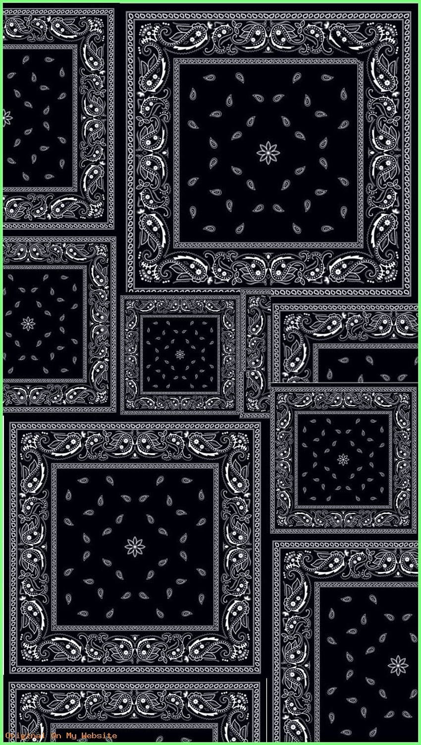Black Bandana, Bandana iPhone HD phone wallpaper