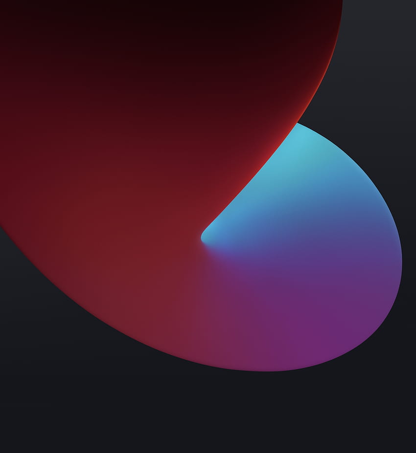 Red-blue, abstract iPad OS 14 HD phone wallpaper | Pxfuel
