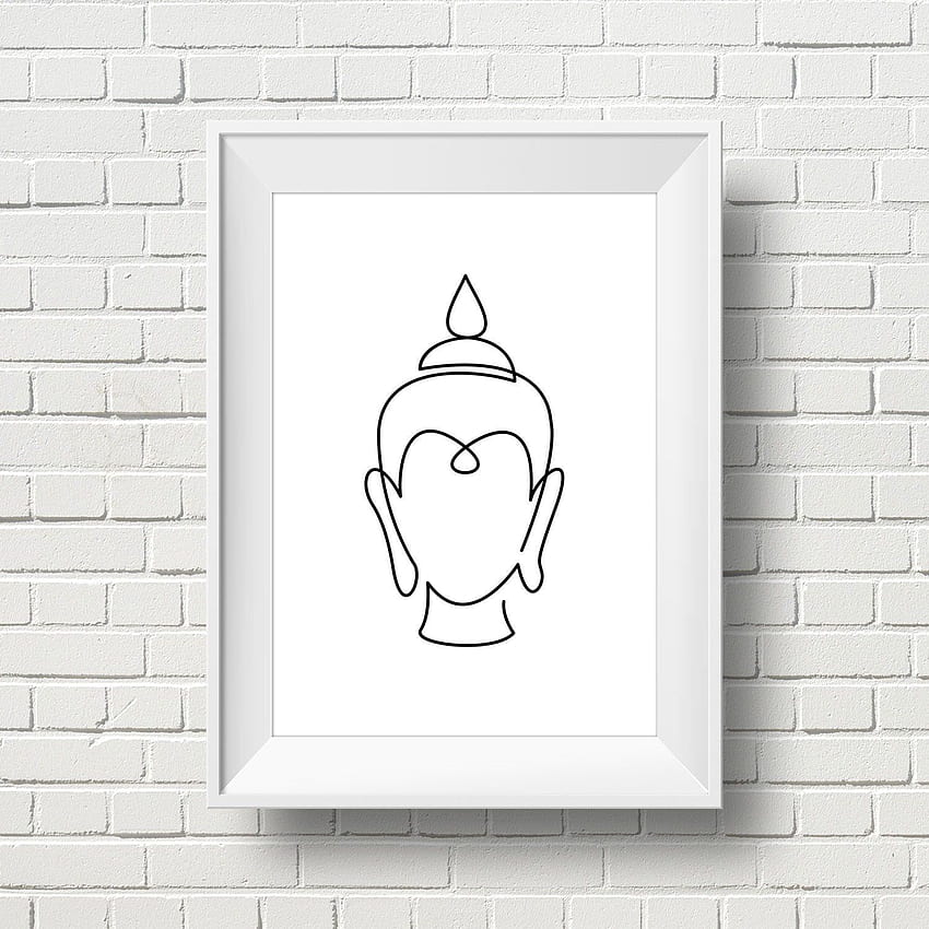 Americanflat Modern 8x10 Poster - Buddha Wall Art Room Decor By Thomas  Succes : Target