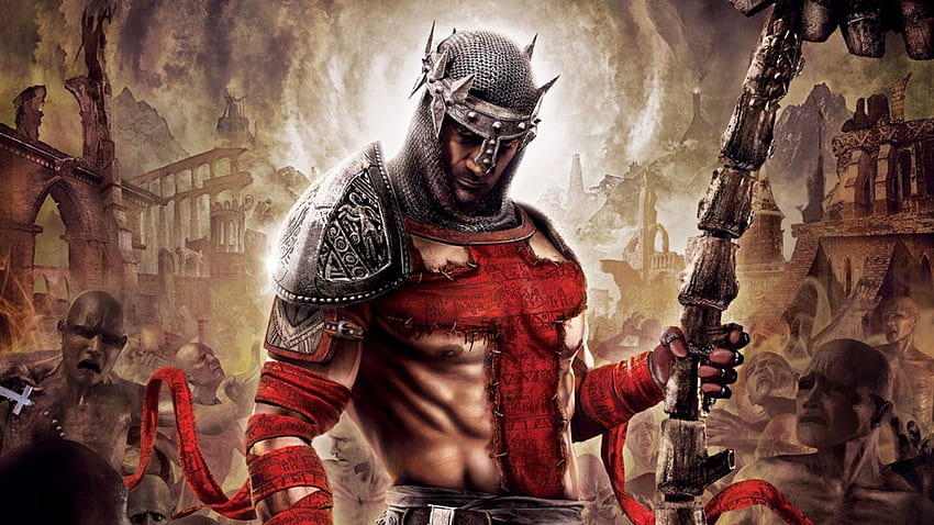 Inferno de Dante fantasia arte guerreiros cidades papel de parede HD