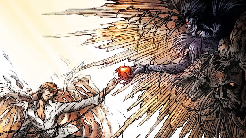 Death Note adam and eve background HD wallpaper