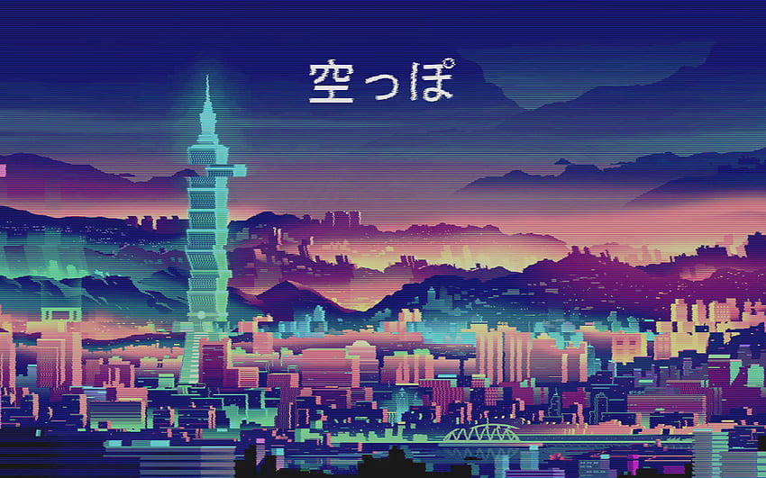Anime City Scenery Wallpaper Free HD Desktop | Anime City Sc… | Flickr