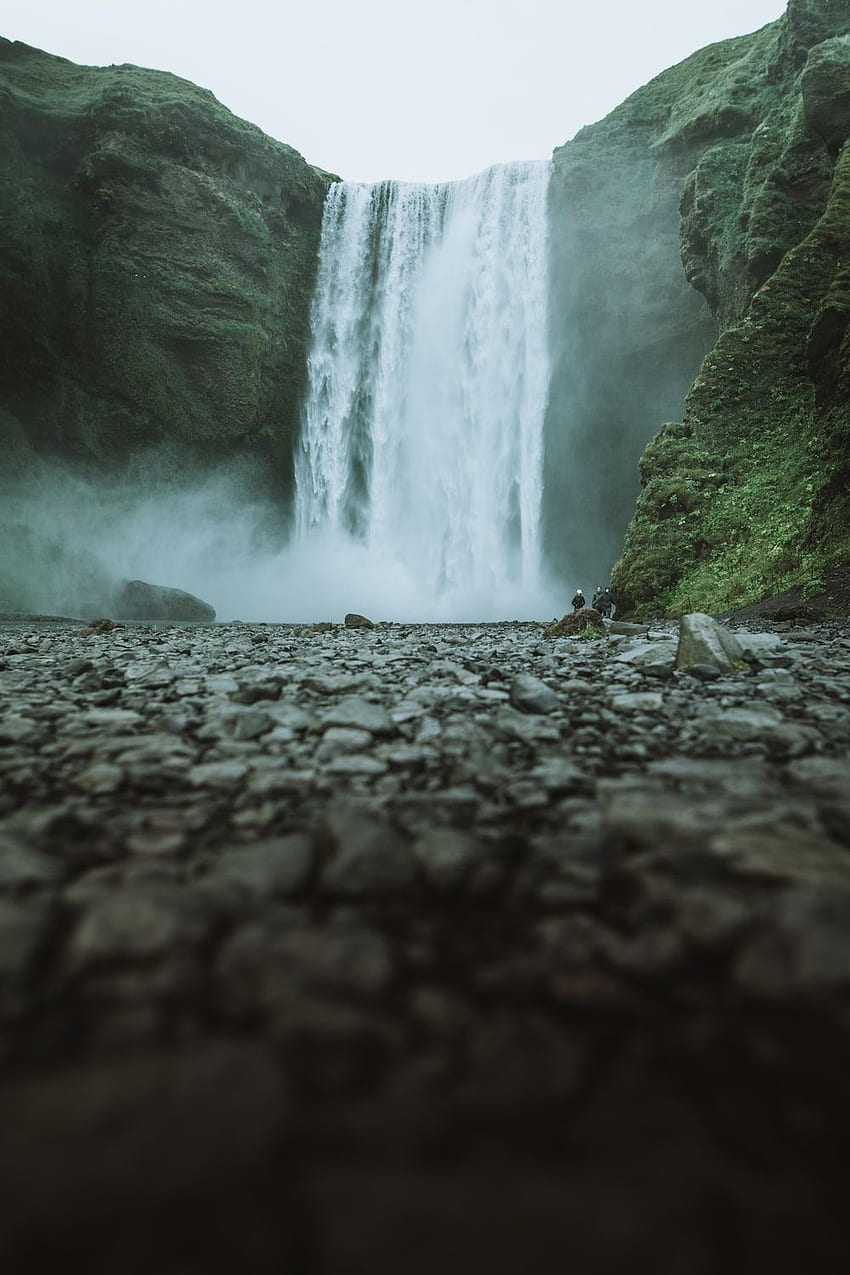 Skogafoss Waterfall, Iceland ., Iceland Waterfalls HD phone wallpaper