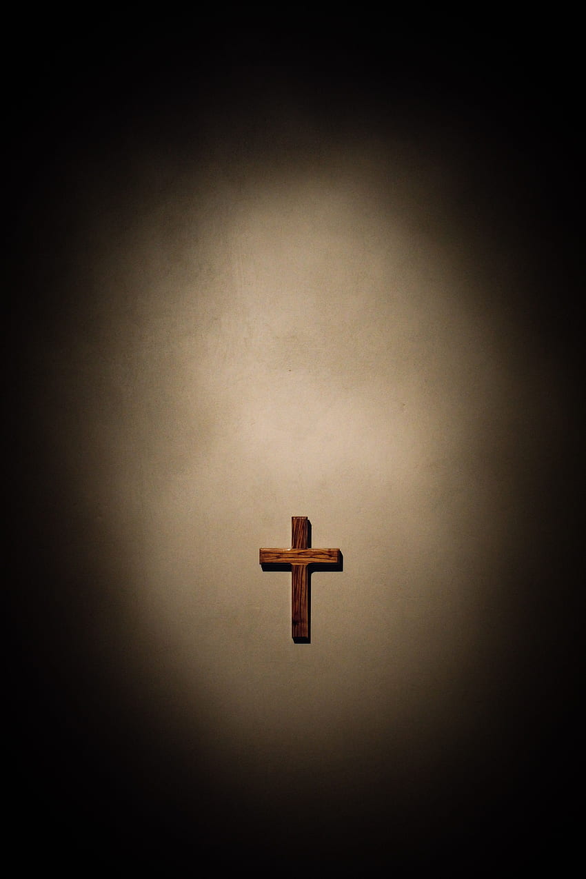 Kreuz: [HQ], minimalistischer Christ HD-Handy-Hintergrundbild