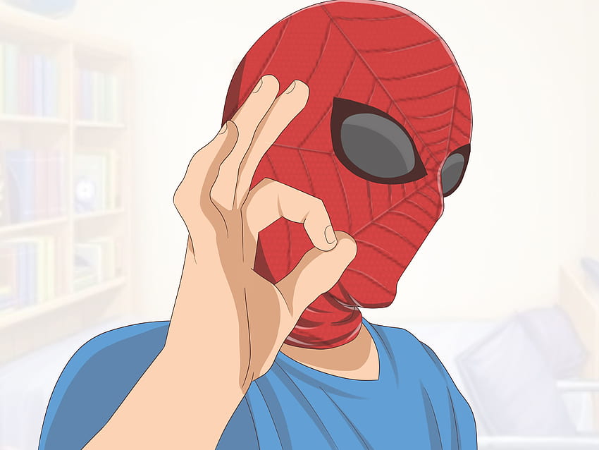 How to Make a Spider Man Mask: 14 Steps (with ), Spider-Man Mask Logo HD wallpaper