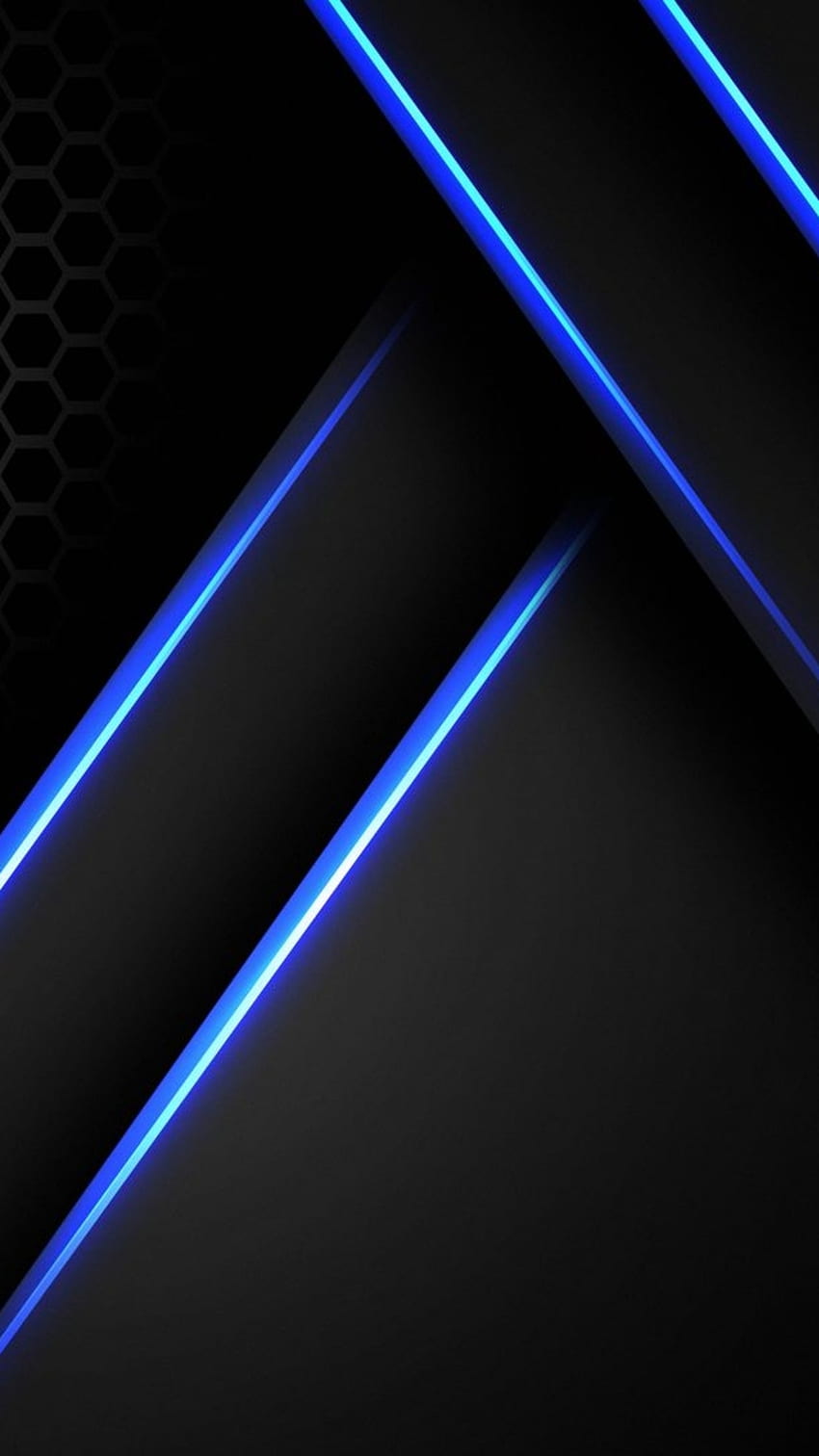 amoled black blue line, digital, stripes, material, modern, neon, design, visual_effect_lighting, pattern, simple, abstract HD phone wallpaper