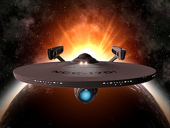 Star Trek USS Enterprise Bridge virtual background video for Zoom ...