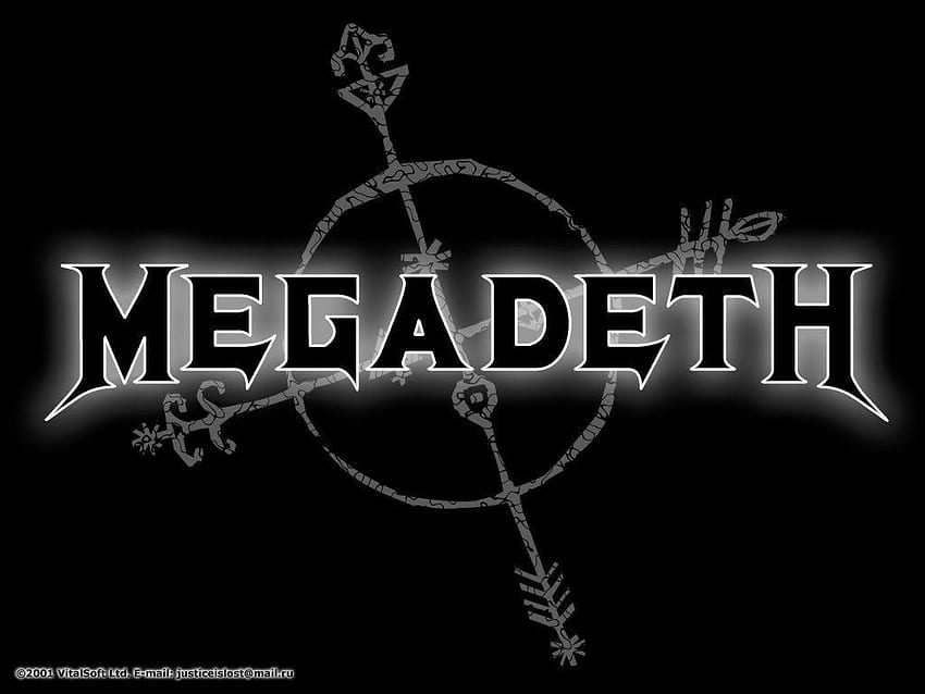Tło Megadeth, Logo Megadeth Tapeta HD