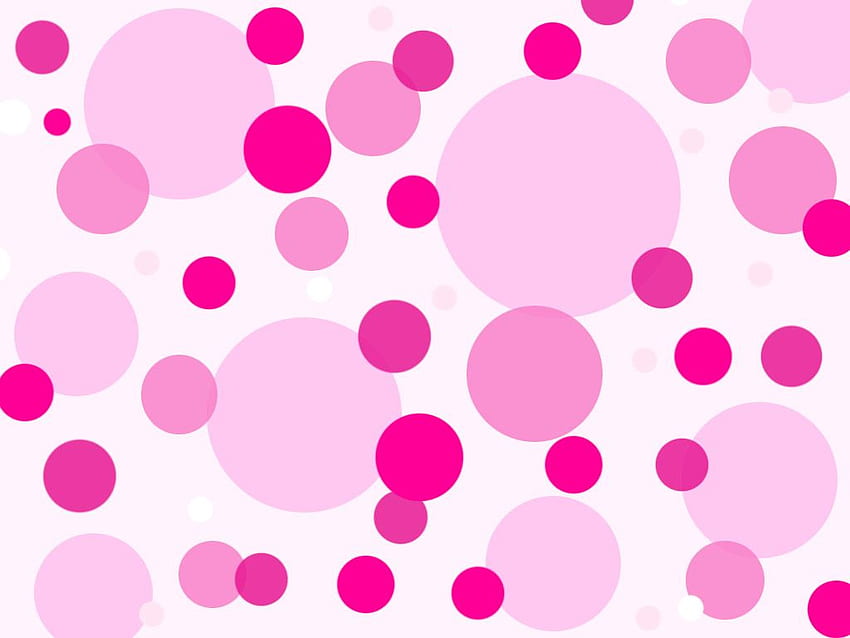 Pink Polka Dot – meloveartdesign HD wallpaper