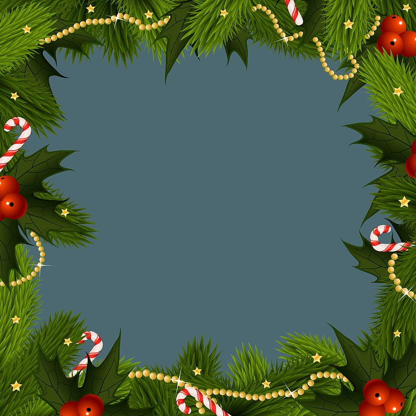 Transparent Christmas Border PNG Frame High Quality And Transparent PNG Clipart HD phone wallpaper
