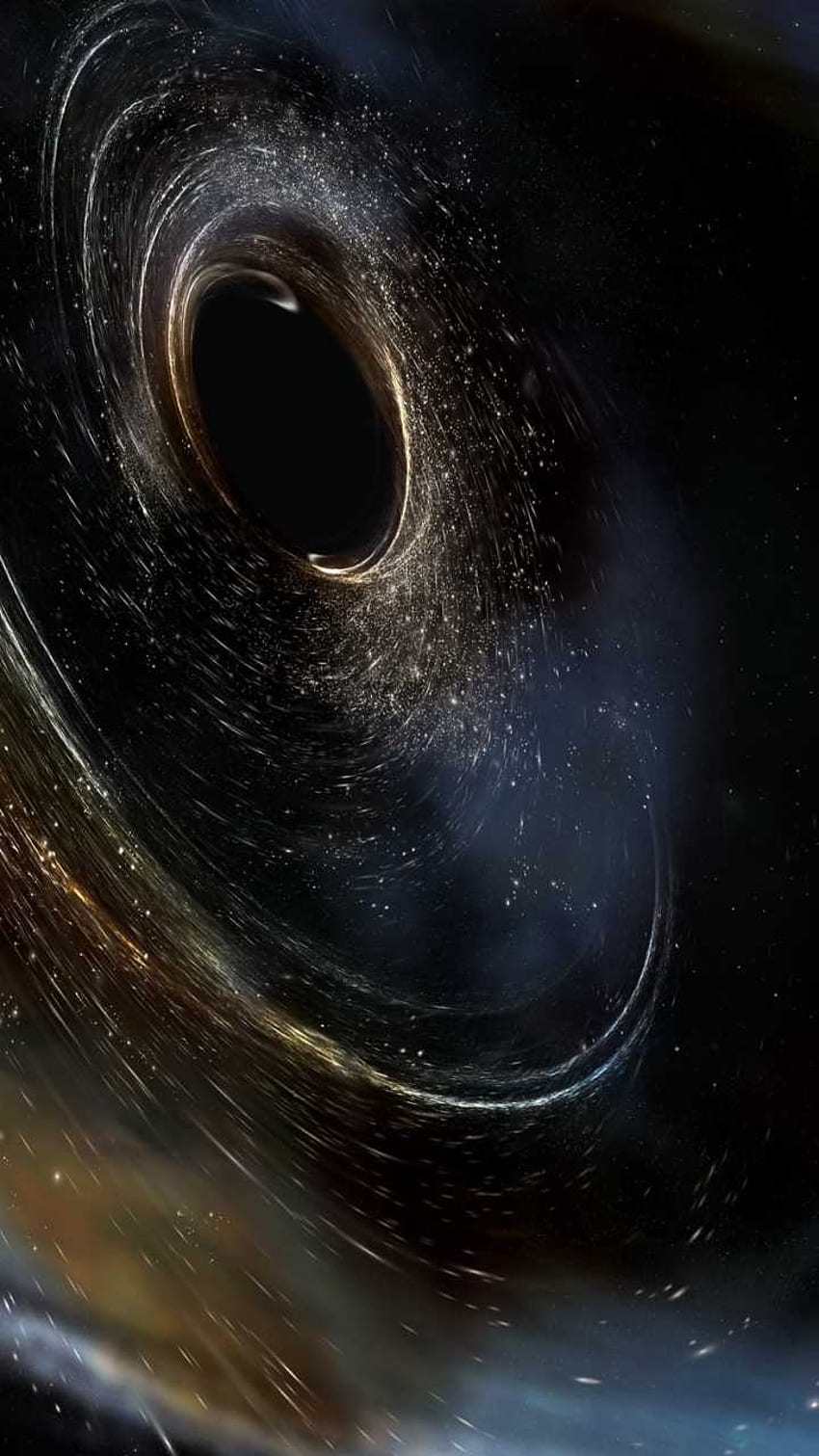 ブラックホール HD電話の壁紙