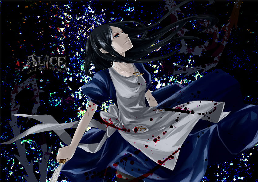 Alice Madness Returns, permainan, pakaian, mata merah, berdarah Wallpaper HD