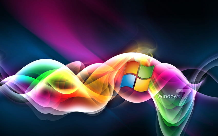 computer windows background, Rainbow Windows HD wallpaper