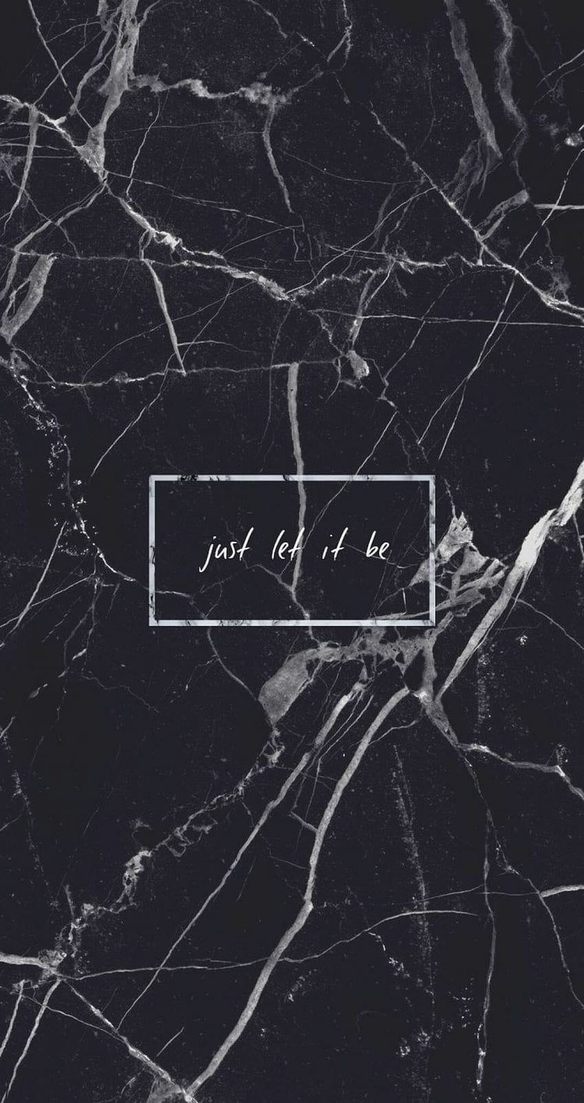 ܓ70 Black marble Just let it be Quote Grunge Tumblr Aesthetic iPhone - Android / iPhone Background (png / jpg) (2022), Pastel Grunge Tumblr HD phone wallpaper