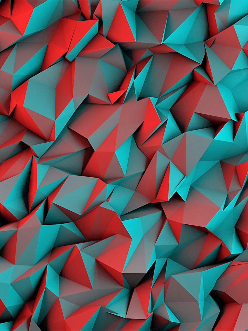 red and turquoise : HD phone wallpaper