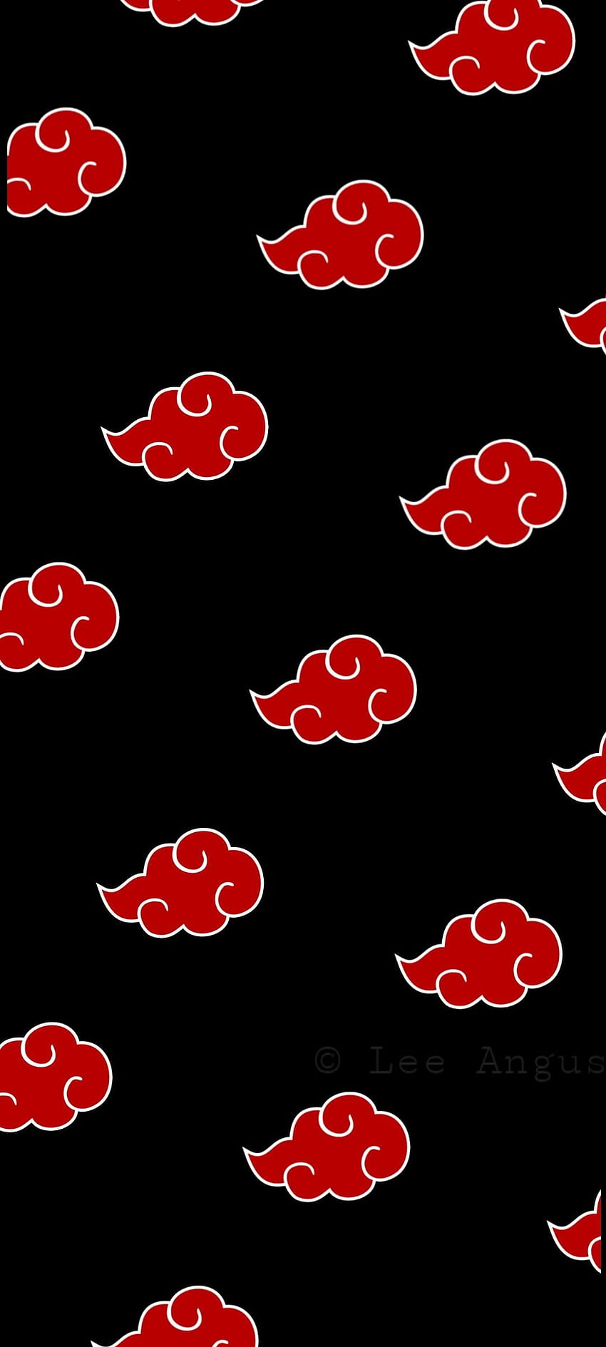 Akatsuki Symbol Wallpaper for Mobile - Papel de parede do símbolo da  Akatsuki para celular