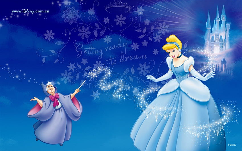 Cinderella, Cartoon, Disney, Fairy Godmother HD wallpaper