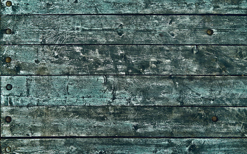 水平の木製の板、青い木製の背景、マクロ、木製の背景、木製の板、木製の板、木製の壁、木製のテクスチャ 高画質の壁紙