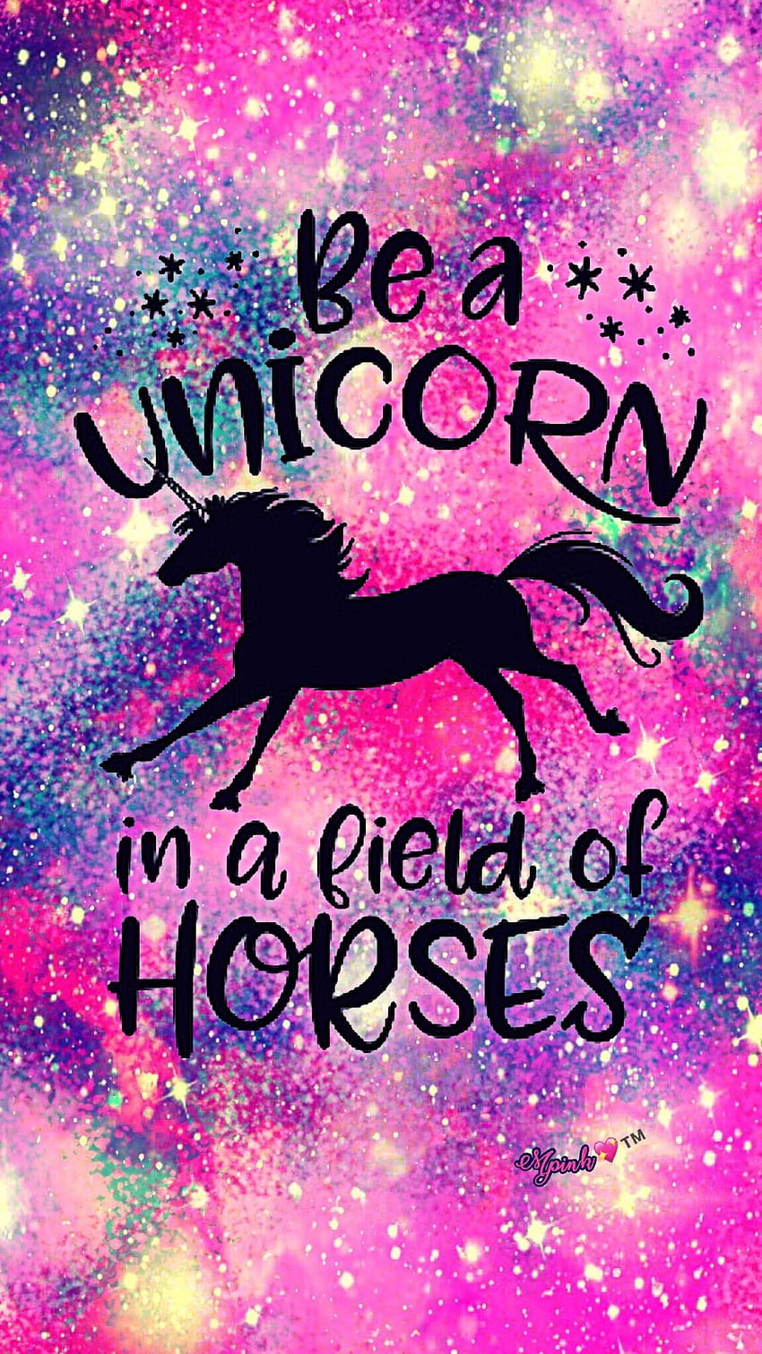 Sparkle The Unicorn, Galaxy Quotes HD phone wallpaper