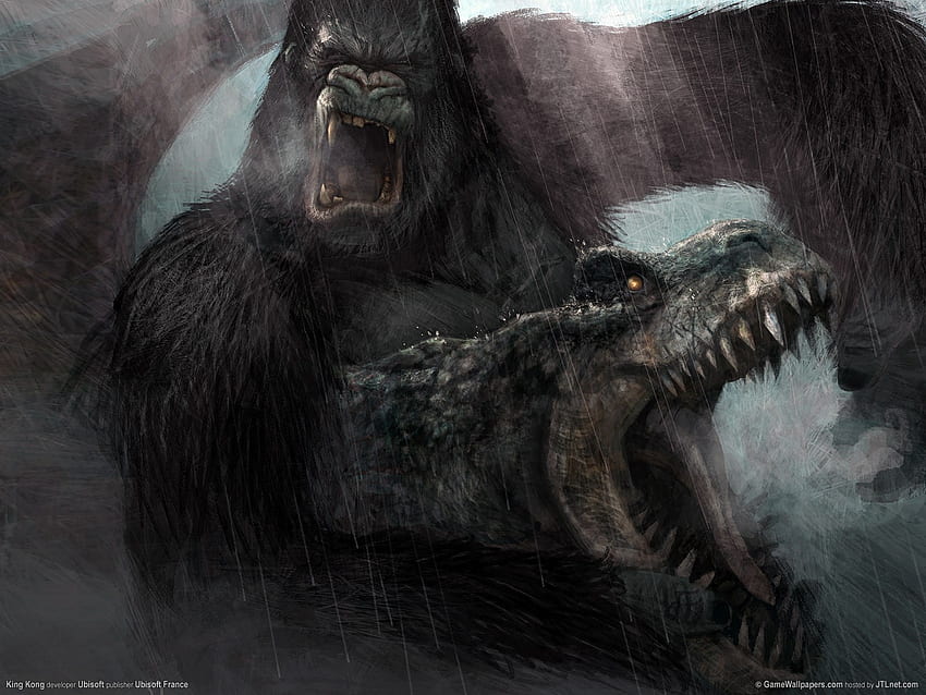 King Kong untuk komputer. Mocah, Raja Gorila Wallpaper HD