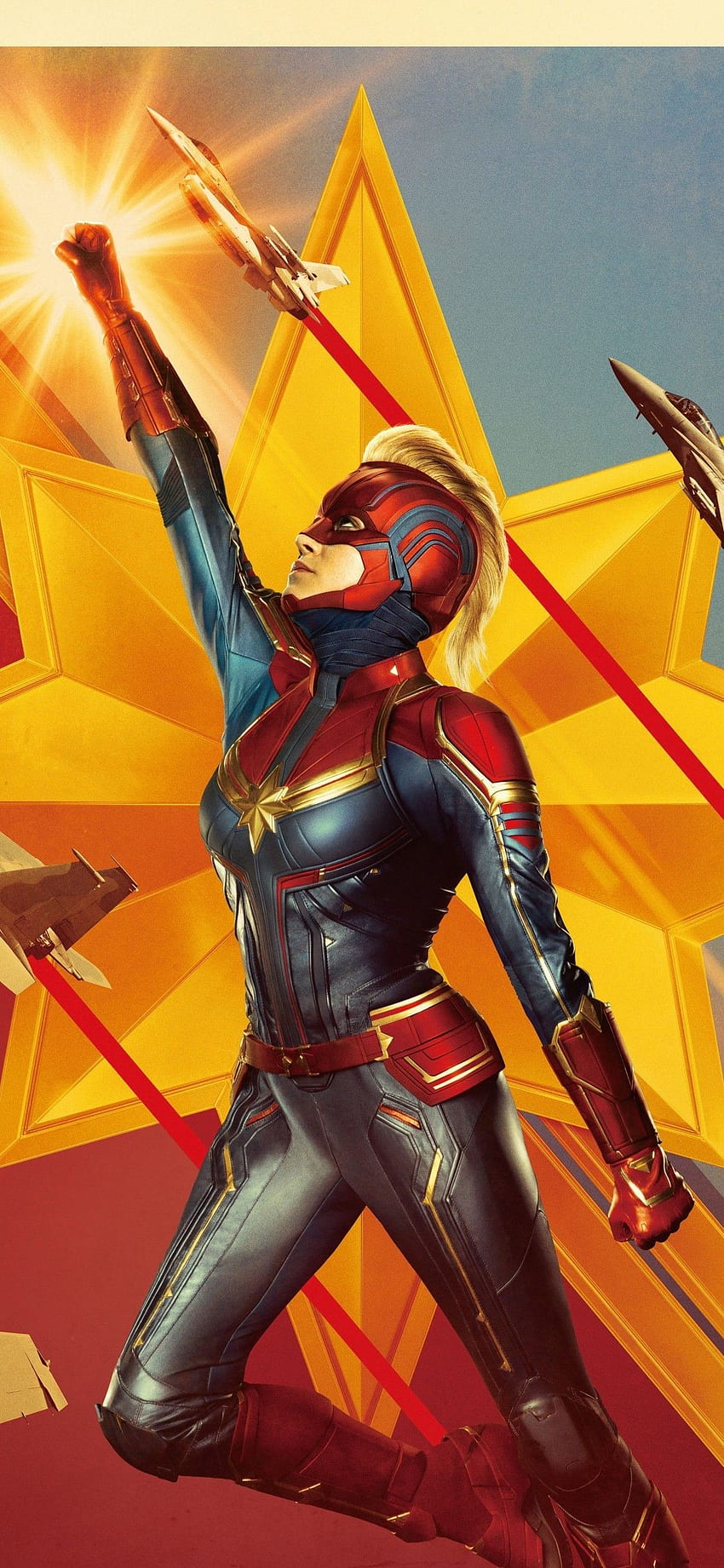 Carol Danvers, Kapten Marvel, Karya Seni wallpaper ponsel HD