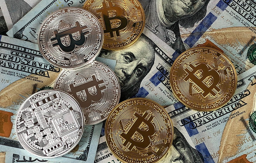 blur, dollar, coins, dollar, bitcoin, bitcoin, btc for , section разное, Dollar Coins HD wallpaper