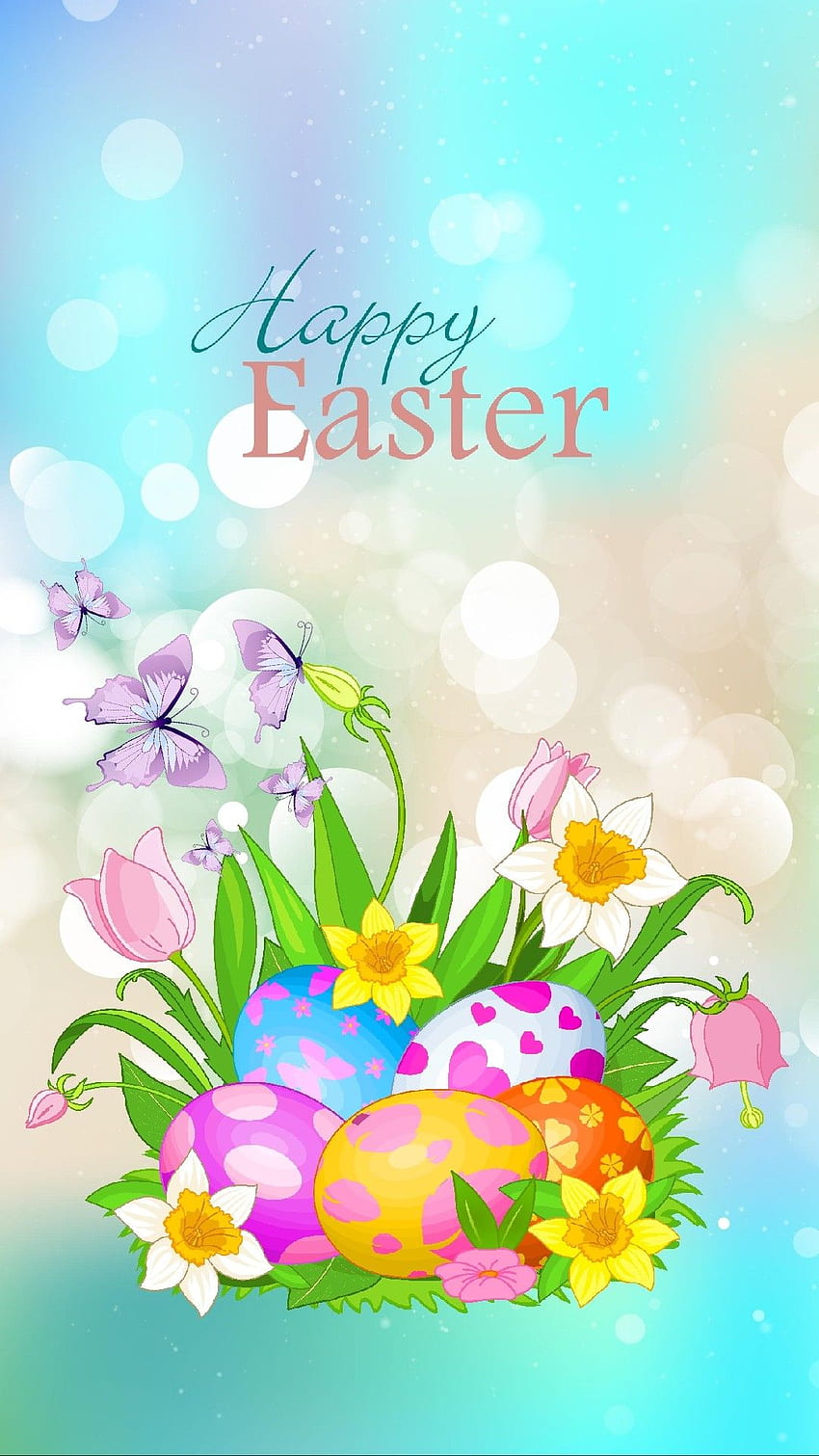 Easter Greetings  Cute Happy Easter Wallpaper  FancyGreetingsCom