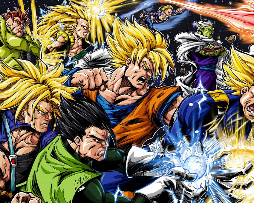 Dragon Ball Z Fighting Characters Artwork Full 169 [] for your , Mobile & Tablet. Explore DBZ . DBZ Background , , Dragon Ball Z Fighter HD wallpaper