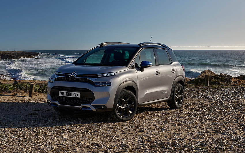 Citroen C3 Aircross, offroad, 2022 cars, crossovers, beach, 2022 Citroen C3 Aircross, french cars, Citroen HD wallpaper