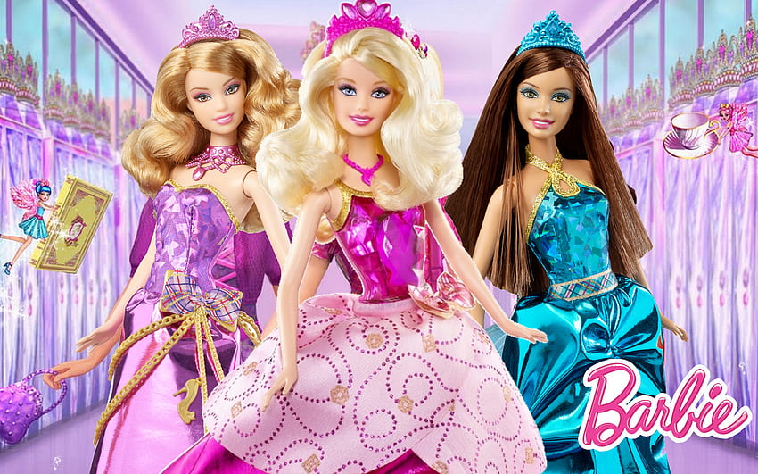Barbie-Cartoon. Barbie Cartoon Background 2013. Barbie cartoon, Barbie puppen, Barbie puppen HD-Hintergrundbild