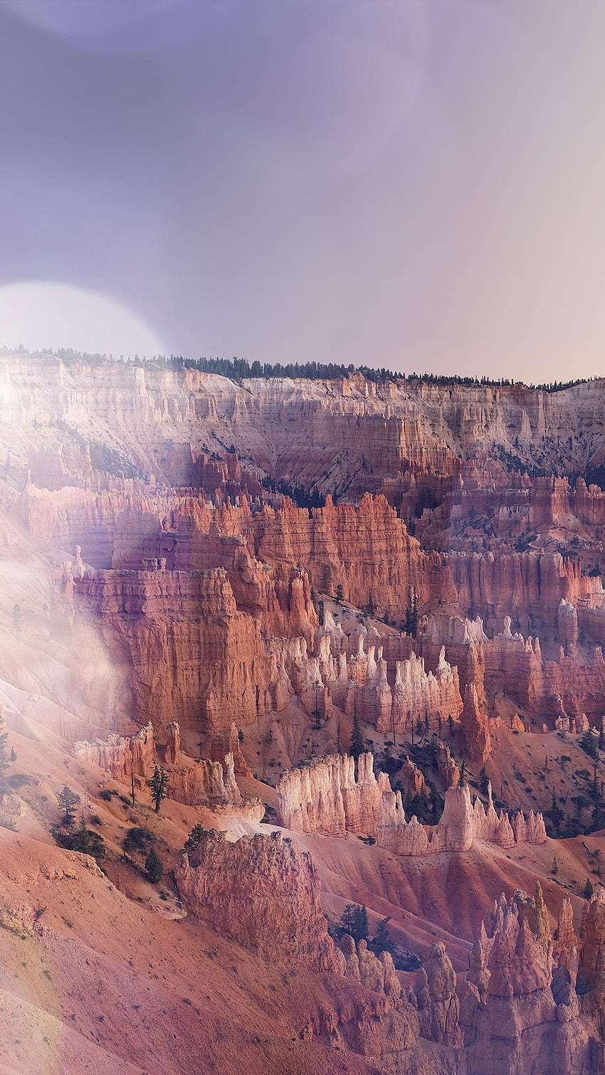 Grand Canyon Creek Nature Desert Scene Flare HD phone wallpaper
