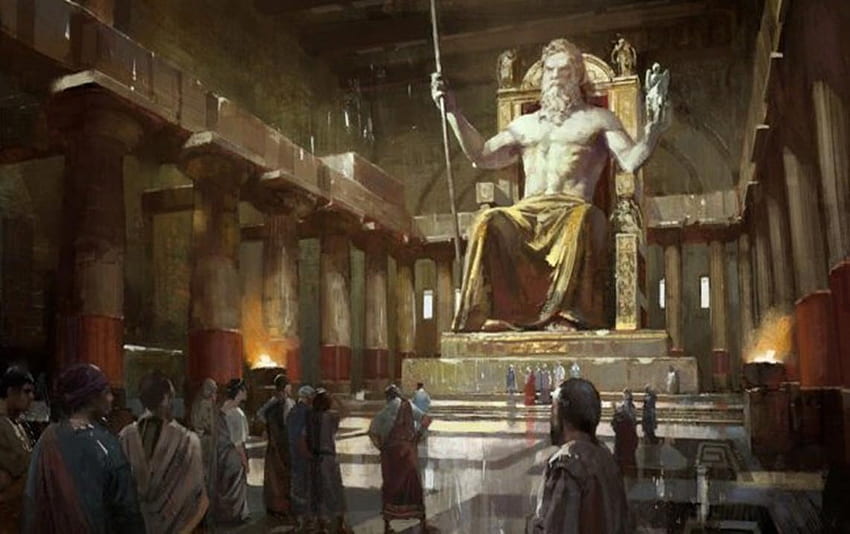 Wonder of the Ancient World: The Grand and Powerful Statue of Zeus. Ancient Origins HD wallpaper