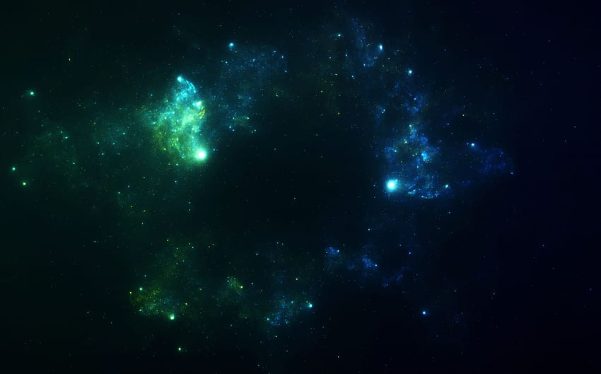Grüner Nebel, Smaragdgalaxie HD-Hintergrundbild