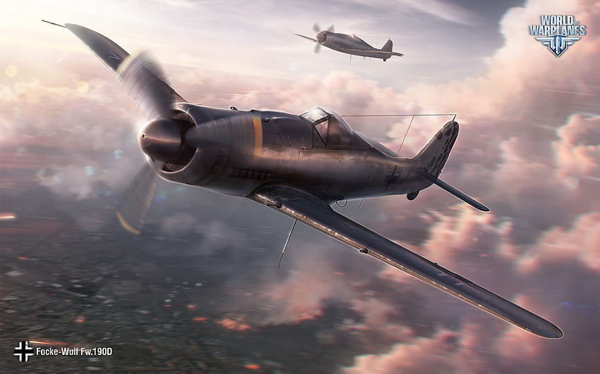 World of Warplanes, Samolot, Focke Wulf, Fw 190, Wargaming / i Mobile & Tapeta HD