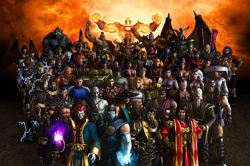 Mortal Kombat: Armageddon ตัวละครใน Mortal Kombat วอลล์เปเปอร์ HD