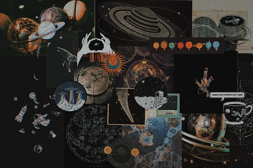 Space ✨, Aesthetic Moodboard HD wallpaper