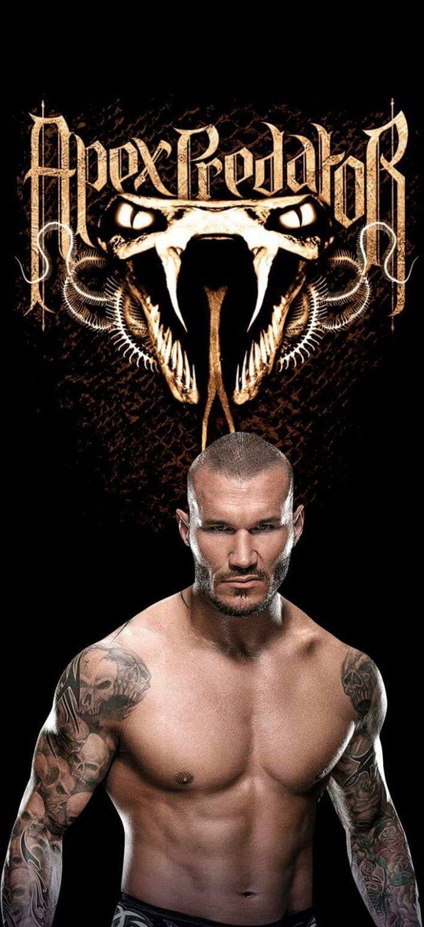 WWE Randy Orton design perfect size for phone . It is also HD phone wallpaper