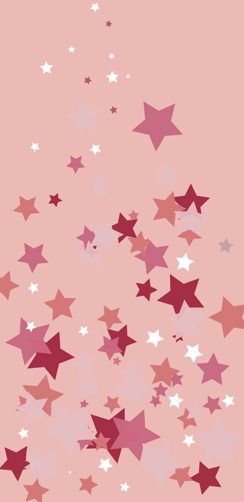 Aesthetic Pink Cute, Pink Star HD phone wallpaper