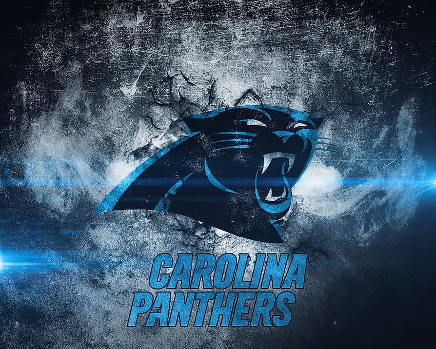 NFL Carolina Panthers, лого на Panthers HD тапет
