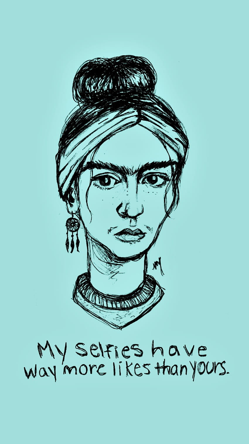 projeto minúsculo, Frida Kahlo Cartoon HD phone wallpaper