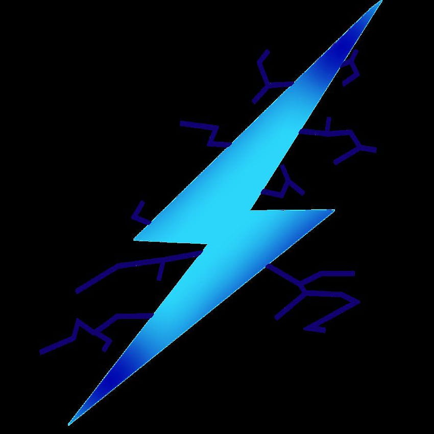 Premium Vector | Blue flash symbol. lightning strike icon. electric power  sign isolated on white background