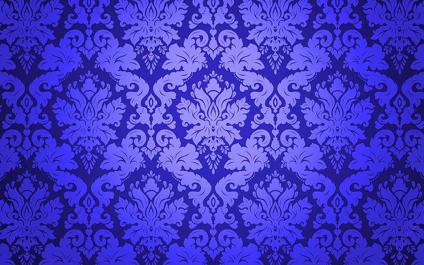 purple damask background, damask floral texture, purple floral texture, purple retro background, floral ornaments, vintage textures for with resolution . High Quality HD wallpaper
