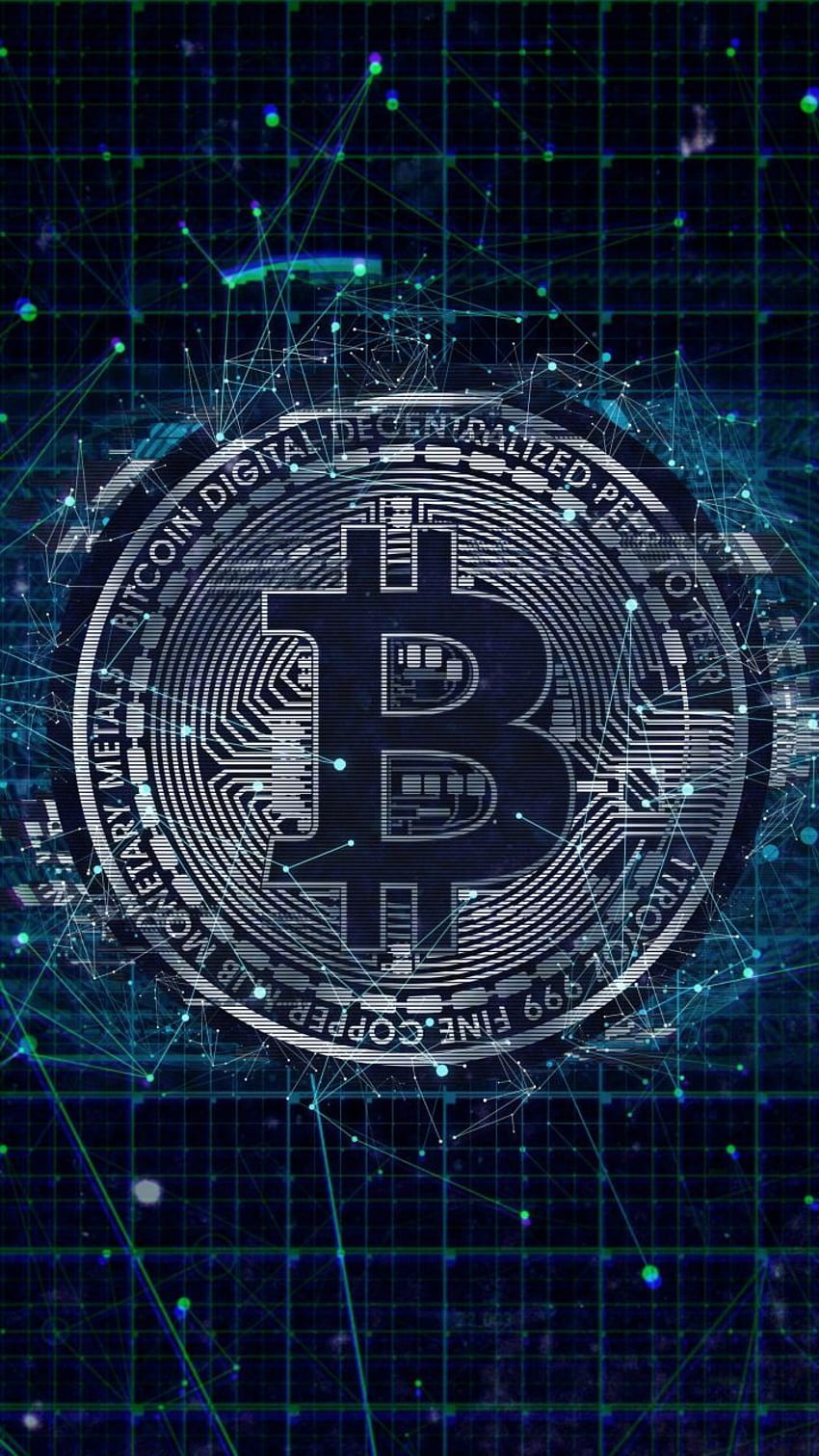 Krypto, Bitcoin, digitale Kunst, Währung, abstrakt, Cardano HD-Handy-Hintergrundbild