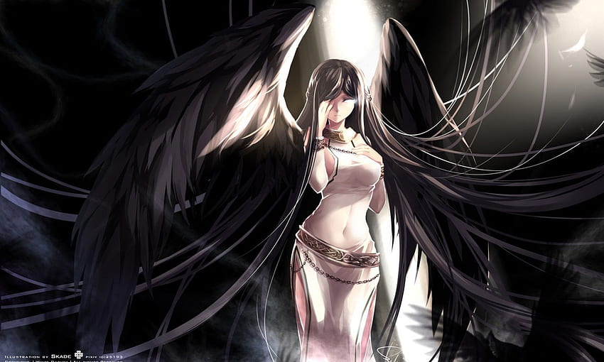 Dangerous Angel อนิเมะ กำแพง นางฟ้า สาว ใหม่ ความงาม วอลล์เปเปอร์ HD