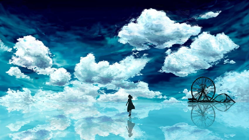 Langit Birunya, Langit Biru Tua Wallpaper HD